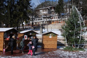 The Christmas tree in Smolyan's Old Center.